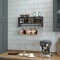 Flash Furniture 24" Blackwashed Wall Mount Coat Rack with Baskets HFMHD-GDI-CRE8-112315-GG - alternate 3